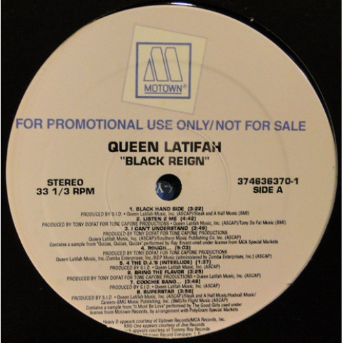 Queen Latifah - Black Reign, LP, Promo