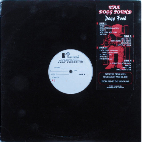 Tha Dogg Pound - Dogg Food, 2xLP, Promo, Test Pressing