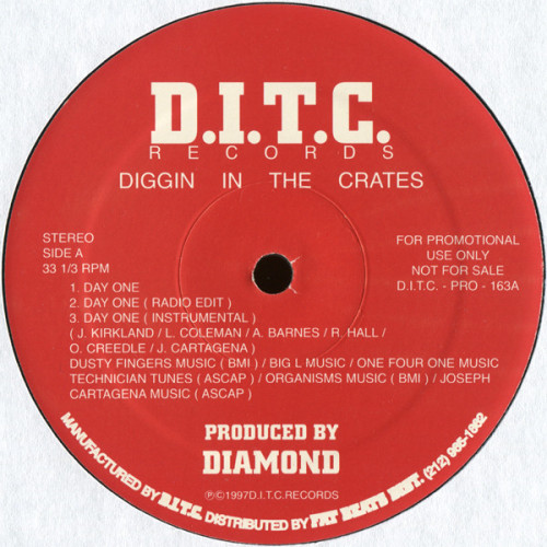 Diggin In The Crates - Day One, 12", Promo