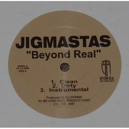 Jigmastas - Beyond Real / Dead Man's Walk, 12"