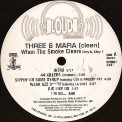 Three 6 Mafia - When The Smoke Clears, 2xLP, Promo