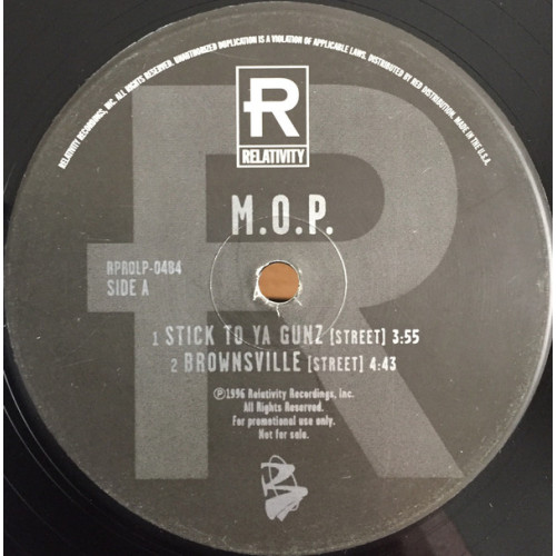 M.O.P. - Stick To Ya Gunz / Brownsville, 12", Promo