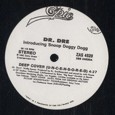 Dr. Dre Introducing Snoop Doggy Dogg - Deep Cover, 12", Reissue