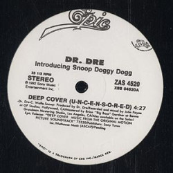 Dr. Dre Introducing Snoop Doggy Dogg - Deep Cover, 12", Reissue