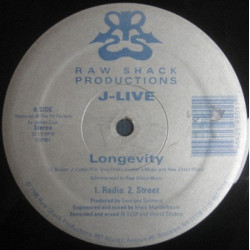 J-Live - Longevity / Braggin' Writes, 12", Repress