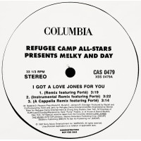 Refugee Camp All Stars Presents Melky And Day - I Got A Love Jones (Remixes), 12", Promo