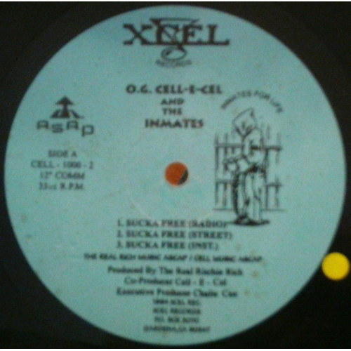 O.G. Cell-E-Cell And The Inmates - Sucka Free, 12"