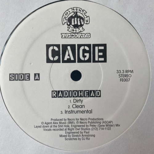 Cage - Radiohead, 12"