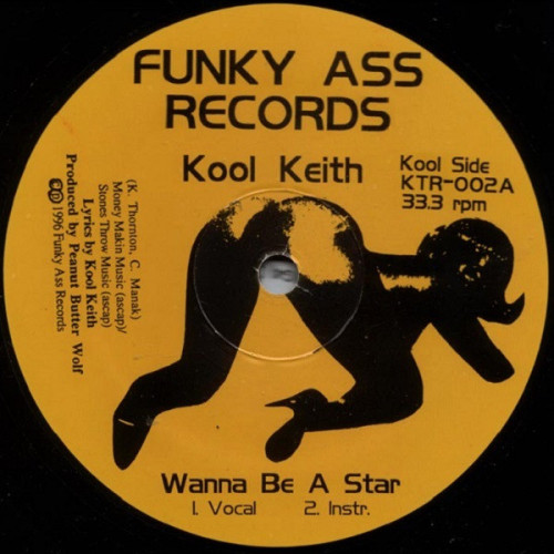 Kool Keith - Wanna Be A Star, 12"