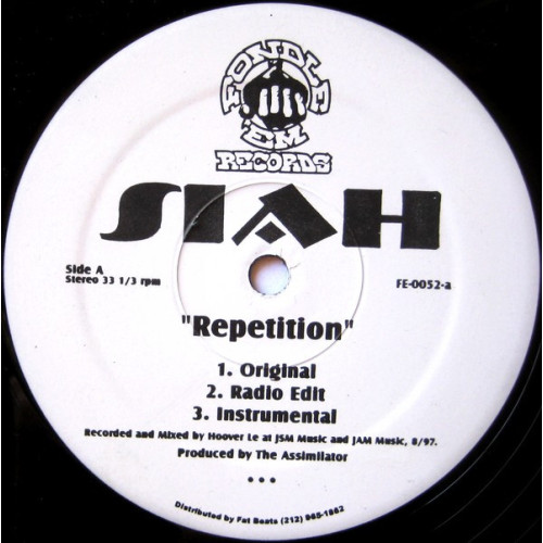 Siah - Repetition, 12"