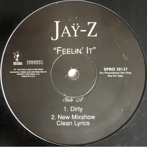 Jaÿ-Z - Feelin' It, 12", Promo