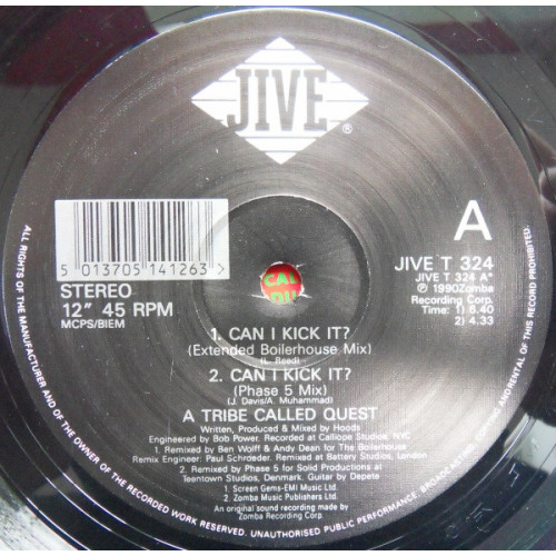 A Tribe Called Quest - Can I Kick It?, 12"