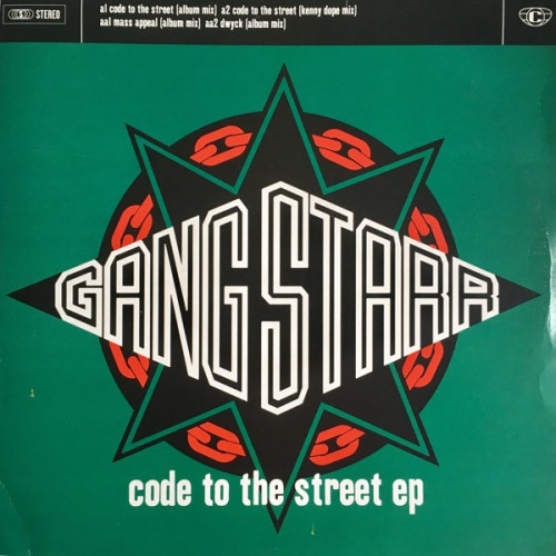 Gangstarr - Code To The Street EP, 12", EP