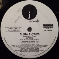 Busta Rhymes - Make It Clap (Remix), 12", Promo