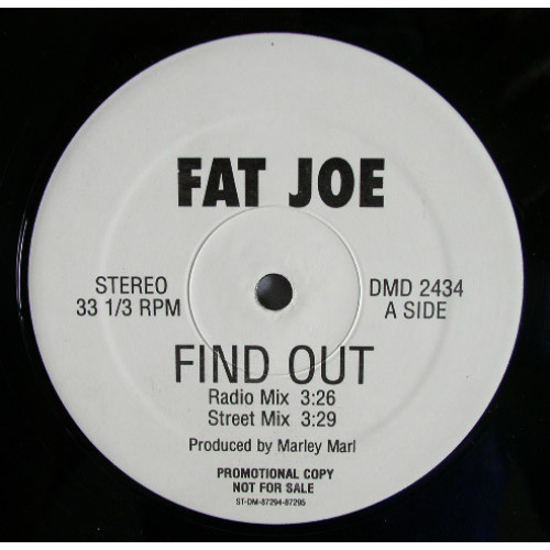 Fat Joe - Find Out, 12", Promo