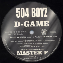 504 Boyz - D-Game, 12", Promo