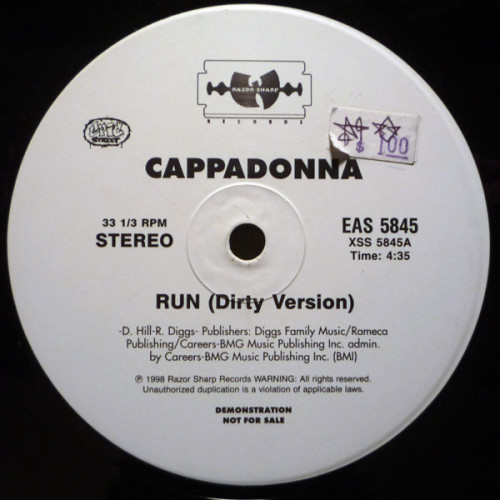 Cappadonna - Run, 12", Promo