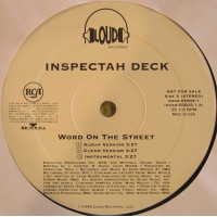Inspectah Deck - Word On The Street / Movers & Shakers, 12", Promo