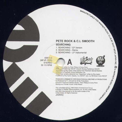 Pete Rock & C.L. Smooth - Searching, 12", Reissue