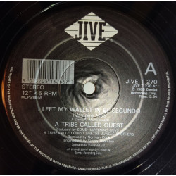 A Tribe Called Quest - I Left My Wallet In El Segundo , 12"