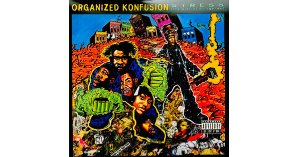 Organized Konfusion - Stress 3xLP レコード Organized Konfusion – Stress (The Extinction Agenda