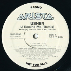 Usher - U Remind Me (Remix), 12", Promo