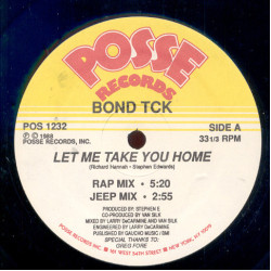 Bond TCK - Let Me Take You Home, 12"