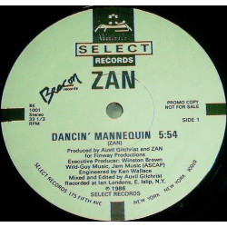 Zan - Dancin' Mannequin, 12", Promo