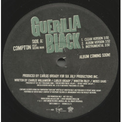 Guerilla Black Feat. Beenie Man - Compton / Trixx, 12", Promo