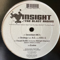 Insight / Main Flow - The Blast Radius / Hip Hopulation, 12", Promo