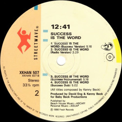 Just-Ice / 12:41 - Put That Record Back On / Success Is The Word, 12"