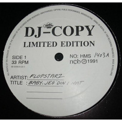 Flopstarz - Baby, Jeg' Din I Nat, 12", Promo