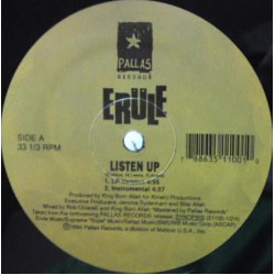 Erule - Listen Up / Synopsis, 12", Repress