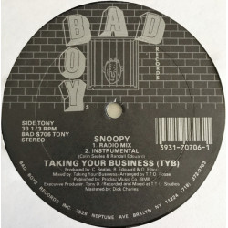 Taking Your Business - Snoopy / The New Thing, 12"