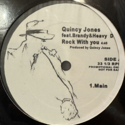 Quincy Jones feat Brandy & Heavy D - Rock With You / Heaven's Girl, 12", Promo