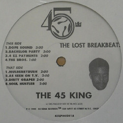 The 45 King - The Lost Breakbeats - The White Album, LP
