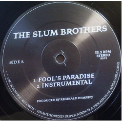 The Slum Brothers - Fool's Paradise / ?, 12", Reissue