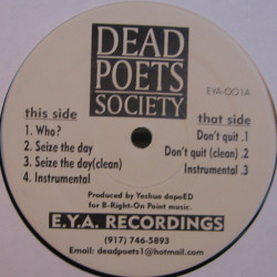 Dead Poets Society - What Is The Dead Poets Society?, 12"