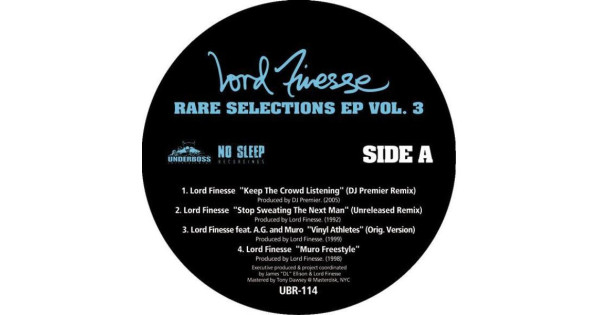 Lord Finesse - Rare Selections EP Vol. 3, 12