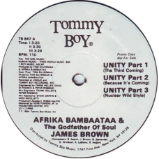Afrika Bambaataa & James Brown - Unity, 12", Promo