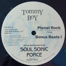 Afrika Bambaataa & The Soul Sonic Force - Planet Rock, 12"