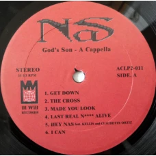 Nas - God's Son & 9th Wonder Remixes Vol. 2 A Cappella, 12"