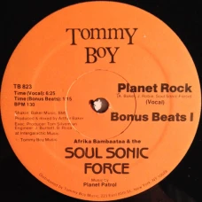 Afrika Bambaataa & The Soul Sonic Force - Planet Rock, 12"