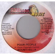 Bounti Killa - Poor People, 7"