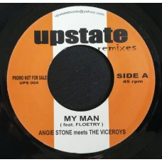 Jigsy King & Angie Stone meets The Viceroys - My Man / Give Me The Weed, 7", Promo
