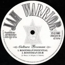 Culture Freeman , Jah Warrior - Rootsman Potential / Herbsman Anthem, 12"