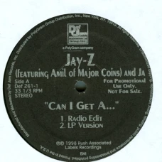 Jay-Z Featuring Amil Of Major Coins And Ja - Can I Get A..., 12", Promo