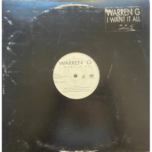 2枚セット‼️WARREN G / I WANT IT ALL 2LP + プロモ Warren G - I Want It All, 2xLP, Promo