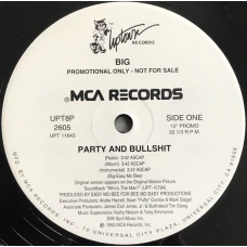 BIG - Party And Bullshit, 12", Promo