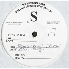 Mary J. Blige - Remix LP, LP, Test Pressing